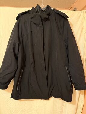 Zeroxposure Classic Black Women's Winter Coat - Hooded Jacket